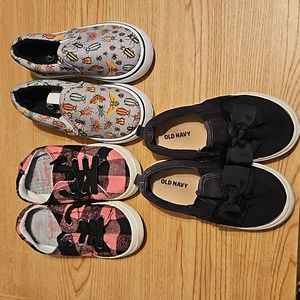 3 Pairs of Toddler Size 7 Shoes